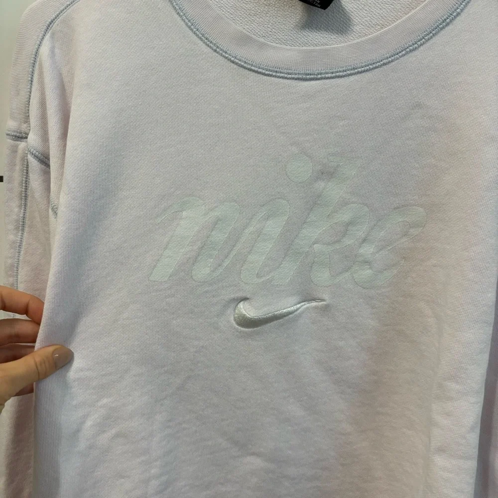 Nike Pale Pink Logo Crewneck